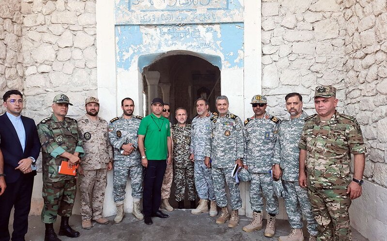 İran hərbi nümayəndə heyəti Ağdamda - FOTO