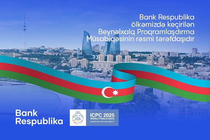 Bank Respublika Beynəlxalq Proqramlaşdırma Müsabiqəsinin tərəfdaşıdır