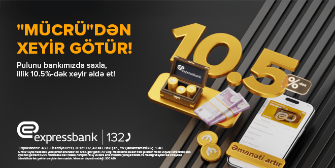 Əmanətinizə illik 10.5% artım – EXPRESSBANKDA