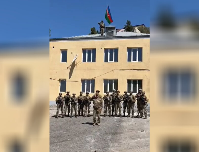 Laçın şəhərinin nəzarətimizə keçməsi Prezidentə belə məruzə edildi - VİDEO