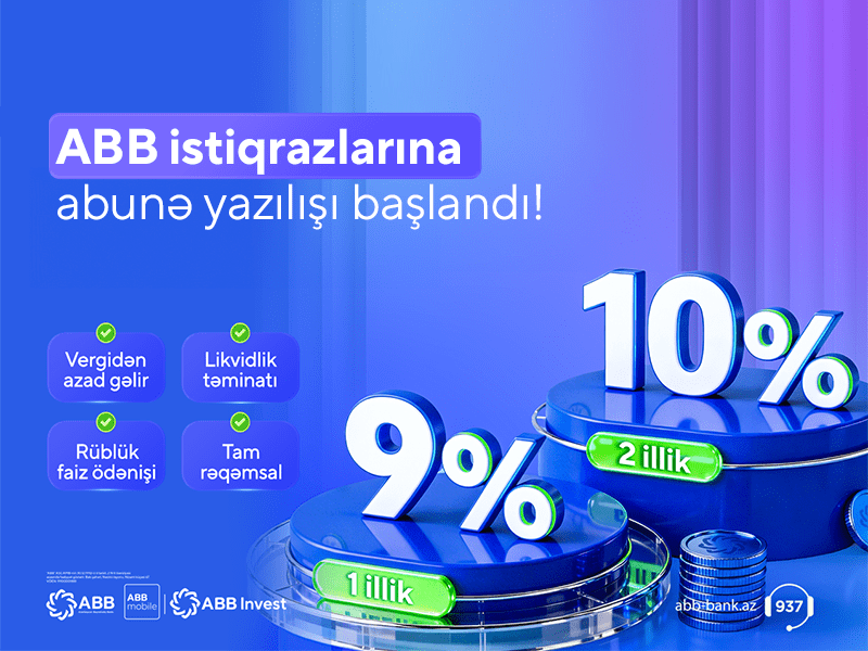 ABB Invest ABB istiqrazlarını növbəti dəfə kapital bazarına çıxarır