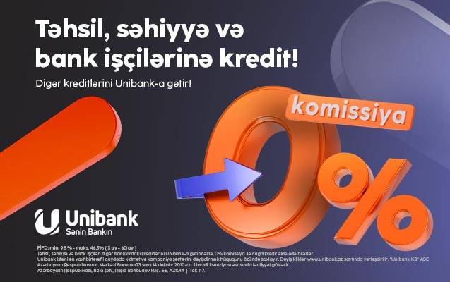 Kreditlərinizi 