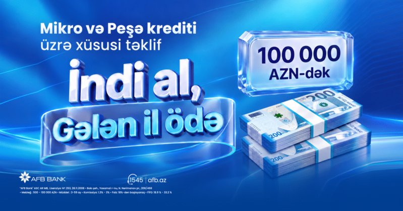 AFB Bank-dan sahibkarlara 
