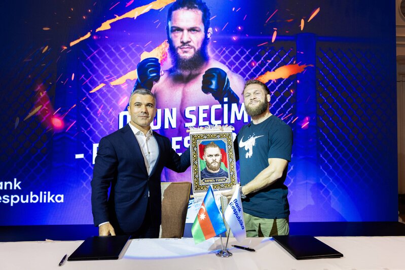 Bank Respublika və UFC ulduzu Rafael Fiziev arasında əməkdaşlıq sazişi imzalandı