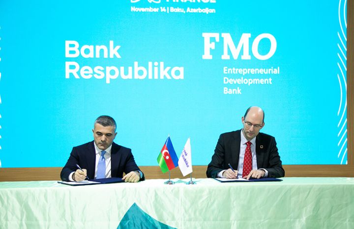 Bank Respublika və FMO arasında böyük kredit sazişi imzalandı