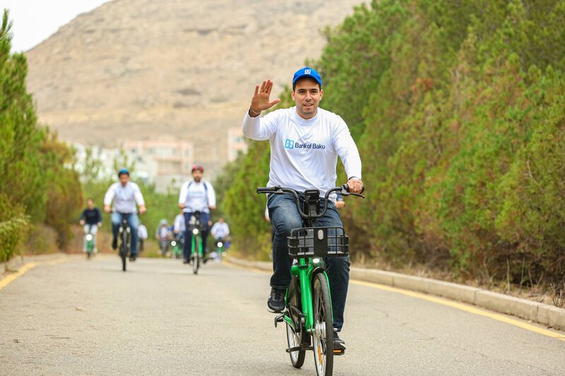 Bank of Baku əməkdaşlarından veloyürüş – Sağlam həyat, yaşıl gələcək