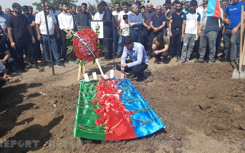 Şəhid Səid Həsənov dəfn olundu - FOTO