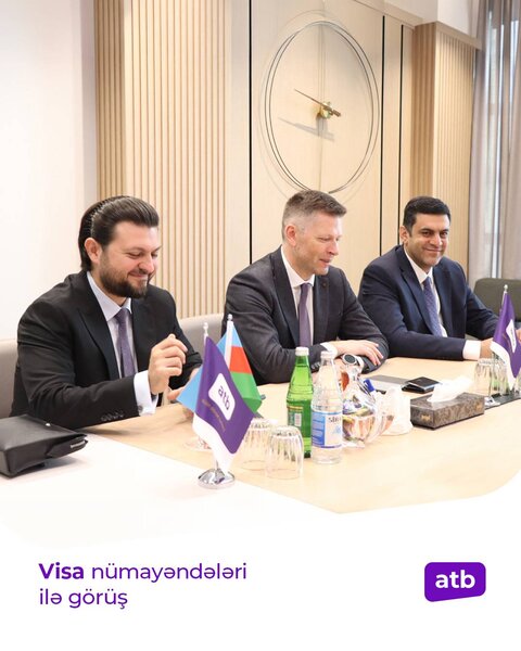 ATB-nin rəhbərliyi Visa beynəlxalq ödəniş sisteminin nümayəndə heyəti ilə işgüzar görüş keçirib