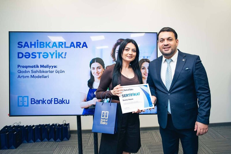 Bank of Baku-dan qadın sahibkarlara dəstək – Praqmatik maliyyə təlimi