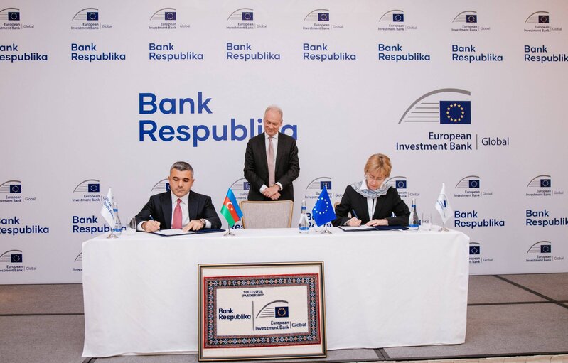 Dünyanın nəhəng maliyyə institutu olan Avropa İnvestisiya Bankı və Bank Respublika arasında əməkdaşlıq müqaviləsi bağlandı