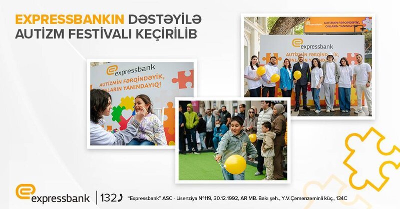 Expressbankın dəstəyilə VI Autizm Festivalı baş tutub