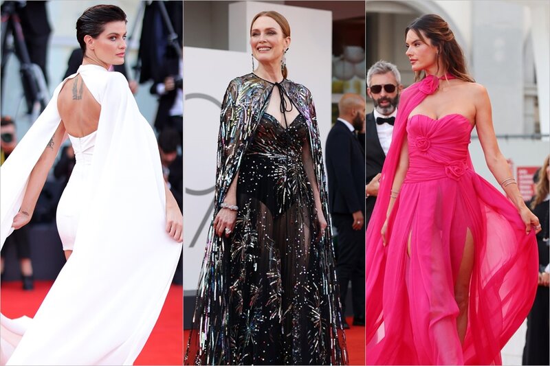 Venesiya Film Festivalında şuxluq yarışı - FOTO