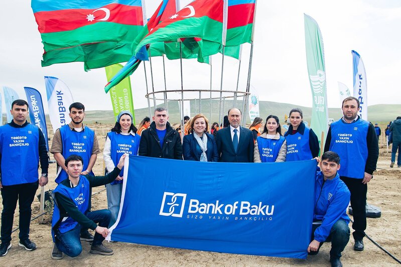 Bank of Baku-dan 1 milyon ağac hədəfinə dəstək