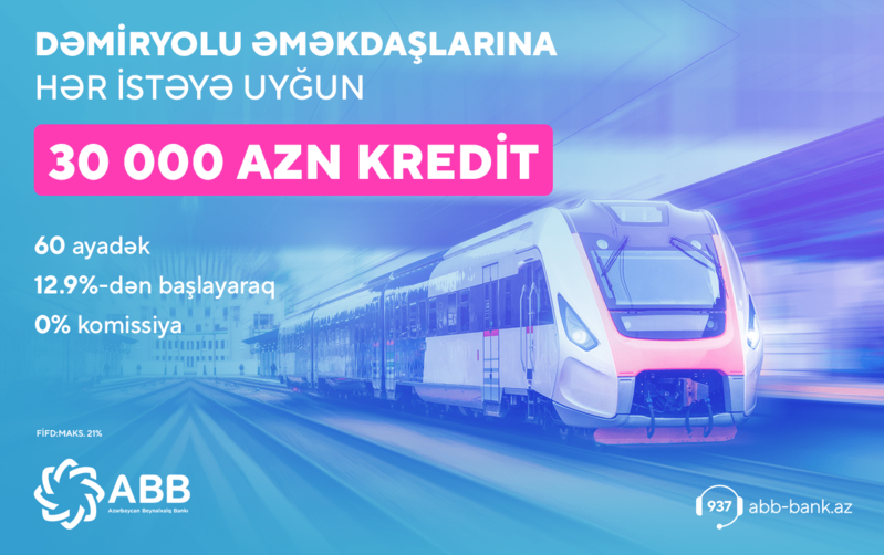 ABB-dən dəmiryolu işçilərinə sərfəli təklif