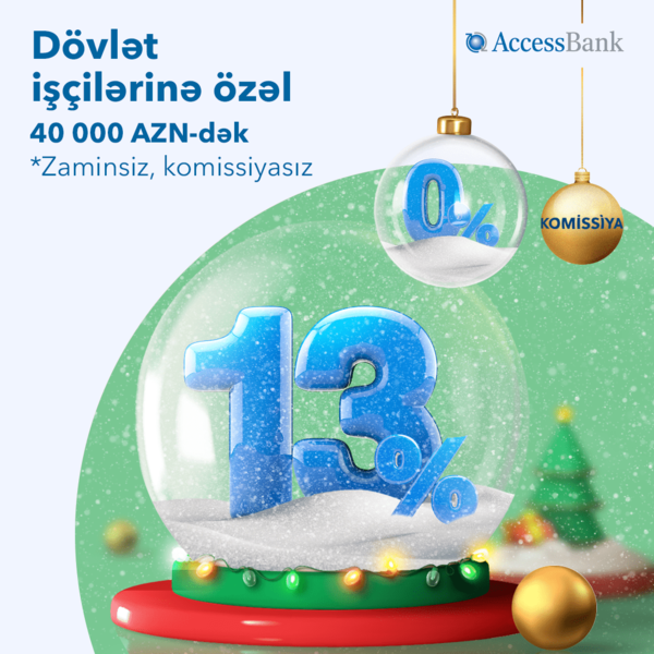 Dövlət işçilərinə özəl nağd kredit