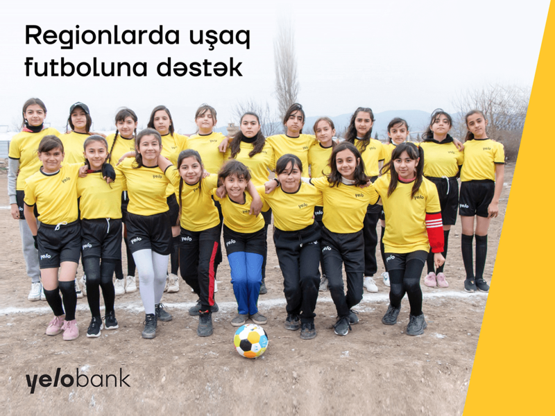 Yelo Bank kəndlərdə futbolun inkişafına dəstək olur