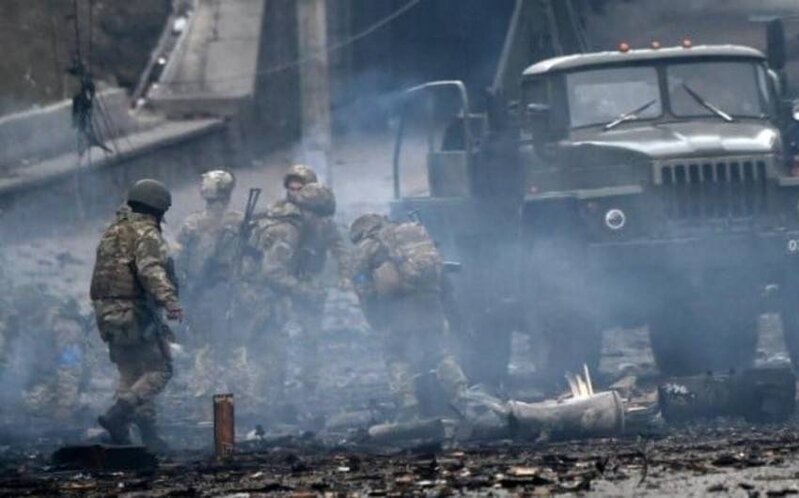 Rusiya ordusu Ukraynanın Nikolayev şəhərini intensiv atəşə tutub