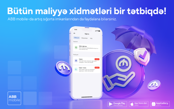 ABB mobile tətbiqində sığorta xidməti