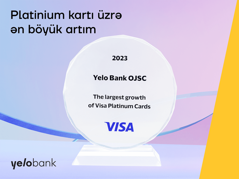 Yelo Bank Visa tərəfindən mükafata layiq görüldü