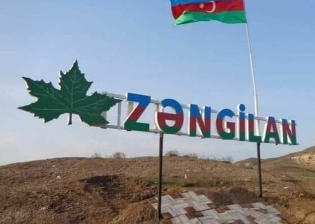 Zəngilan şəhərində ilk yaşayış binası və məktəbin təməli qoyuldu