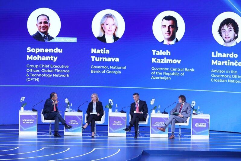 Azərbaycan Mərkəzi Bankının sədri Gürcüstanda maliyyə sammitində iştirak edib