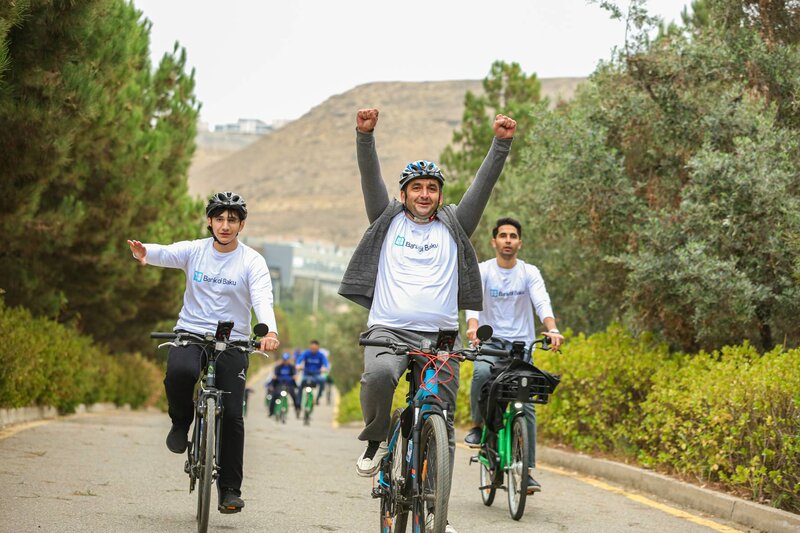 Bank of Baku əməkdaşlarından veloyürüş – Sağlam həyat, yaşıl gələcək