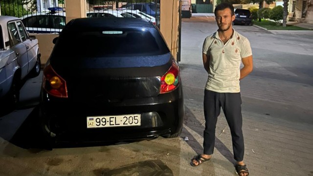 Narkoman sürücü SAXLANILDI