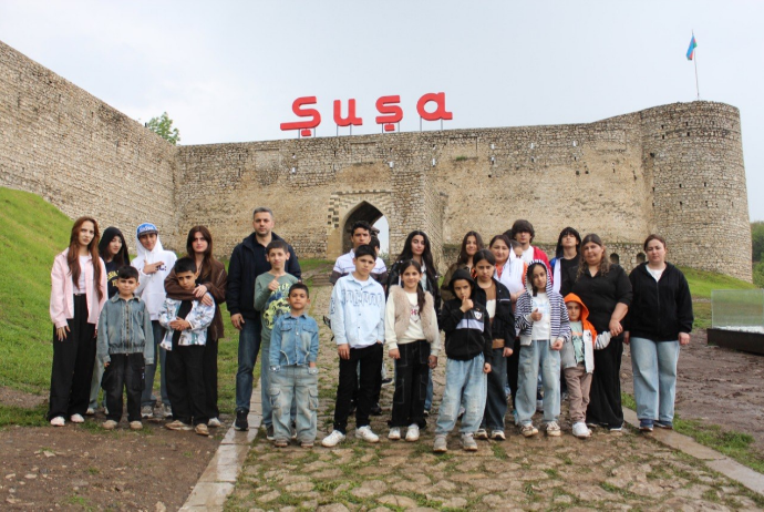 Uşaqlar Günü ilə əlaqədar Qarabağa səfər təşkil olunub