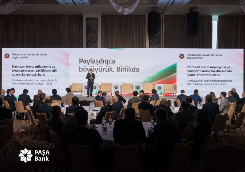 PAŞA Bank IPO çərçivəsində investorlarla görüş keçirib
