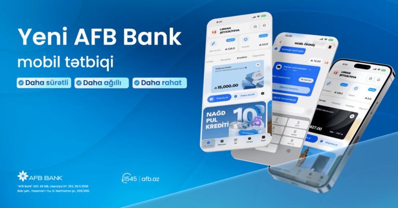 AFB Bank mobil tətbiqini yenilədi