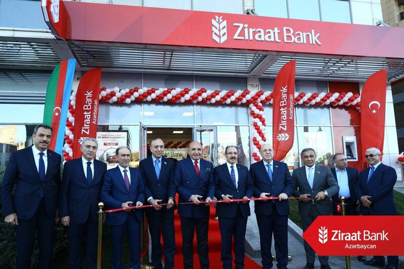 Ziraat Bank Azərbaycan Bakının Babək prospektində sayca 8-ci filialının açılışını etdi