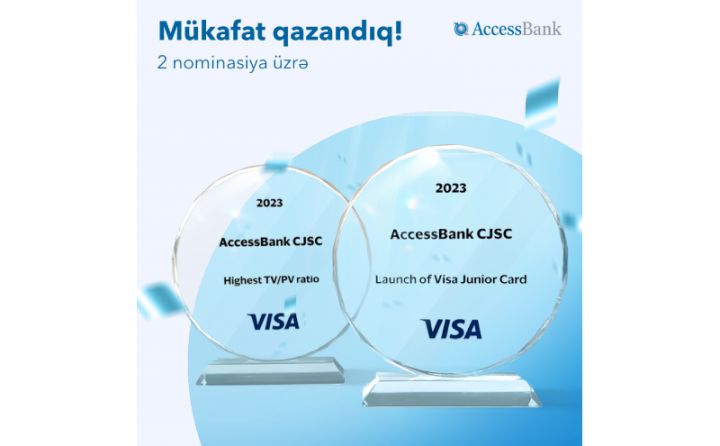 AccessBank VİSA-dan mükafat qazandı