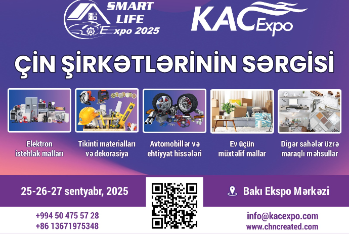Çin şirkətləri sərgisinin başlamasına - 2 GÜN QALDI