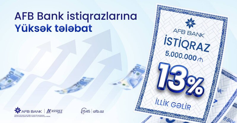 AFB Bank istiqrazlarına yüksək tələbat olub