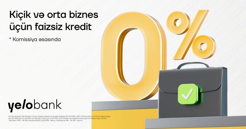 Yelo Bank-dan KOB-lara faizsiz dəstək