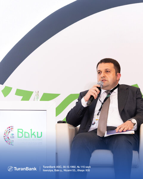 TuranBank-ın İH Sədri İslam İnkişaf Bankı Qrupunun İllik Toplantılarında spiker qismində çıxış edib
