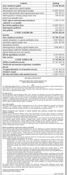 Azərbaycanın təkrarsığorta şirkətinin xalis mənfəəti 10 dəfəyə yaxın artıb - 22,7 MİLYON MANAT QAZANC