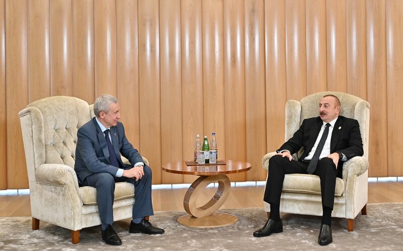 İlham Əliyev Andrey Klimovu qəbul etdi