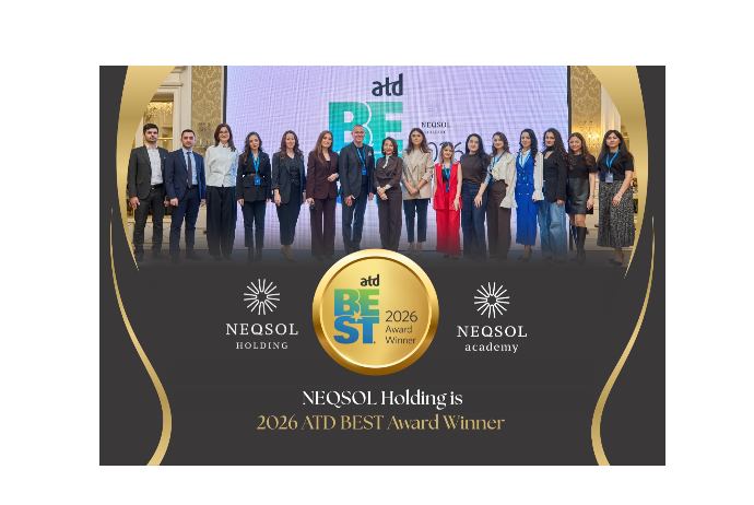 NEQSOL Holding istedadların inkişafında uğurlarına görə ATD BEST Award 2026 mükafatına - LAYİQ GÖRÜLÜB