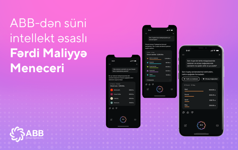 ABB-dən süni intellekt əsaslı Fərdi Maliyyə Meneceri