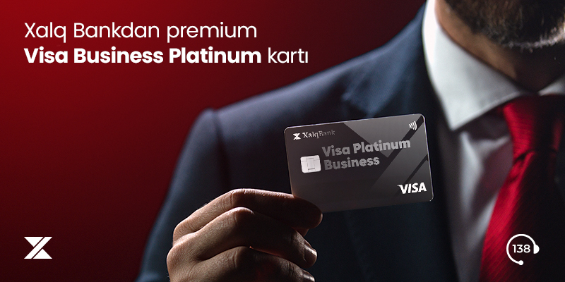 Xalq Bank Visa Business Platinum kartını təqdim edir