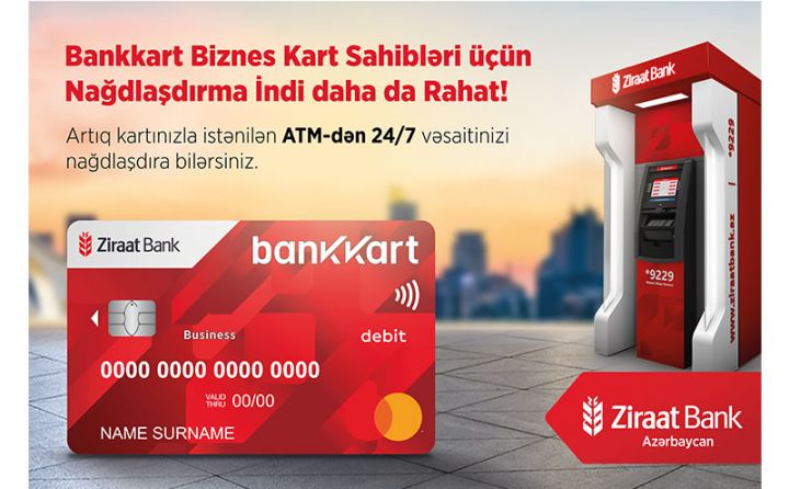 Bankkart Biznes kart sahibləri üçün nağdlaşdırma indi daha da rahat