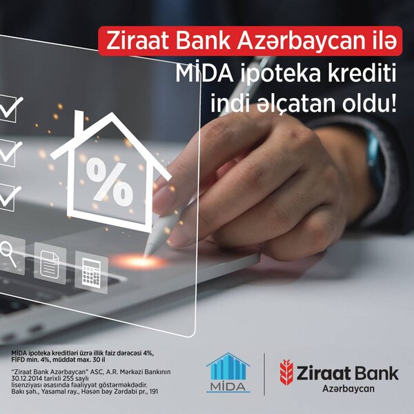 MİDA və Ziraat Bank Azərbaycan arasında əməkdaşlıq başladı