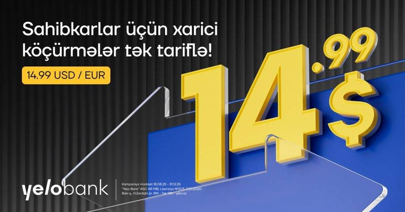 Yelo Bank-dan yeni biznes müştərilərinə dəstək kampaniyası