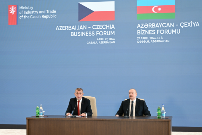 Qəbələdə Azərbaycan-Çexiya biznes-forumu keçirilib - FOTOLAR