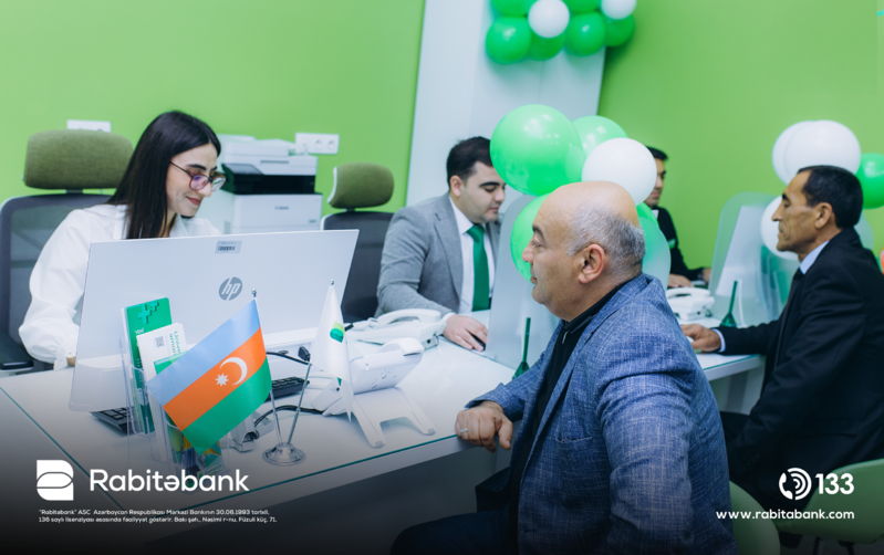 Rabitəbank yeni konseptli Naxçıvan filialinin açılışını etdi