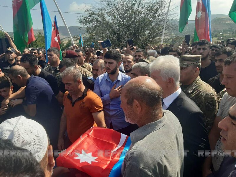 Şəhid Səid Həsənov dəfn olundu - FOTO