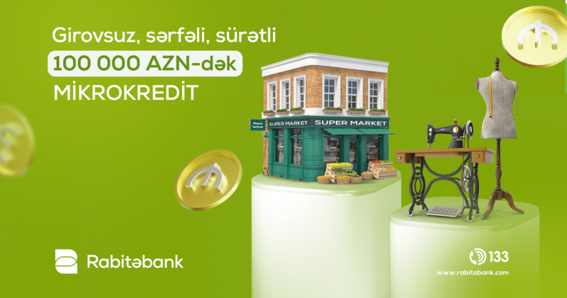 Biznesinizi Rabitəbankın mikrokreditləri ilə böyüdün