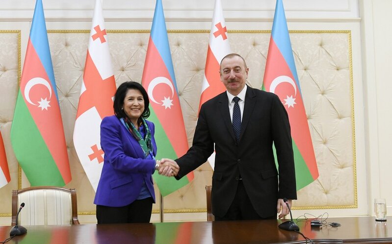 Salome Zurabişvili Azərbaycan liderini təbrik etdi