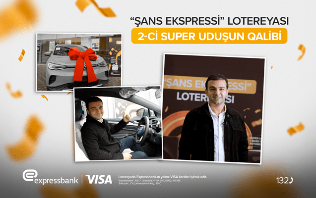 Expressbankın lotereyasında 2-ci avtomobil uduşu